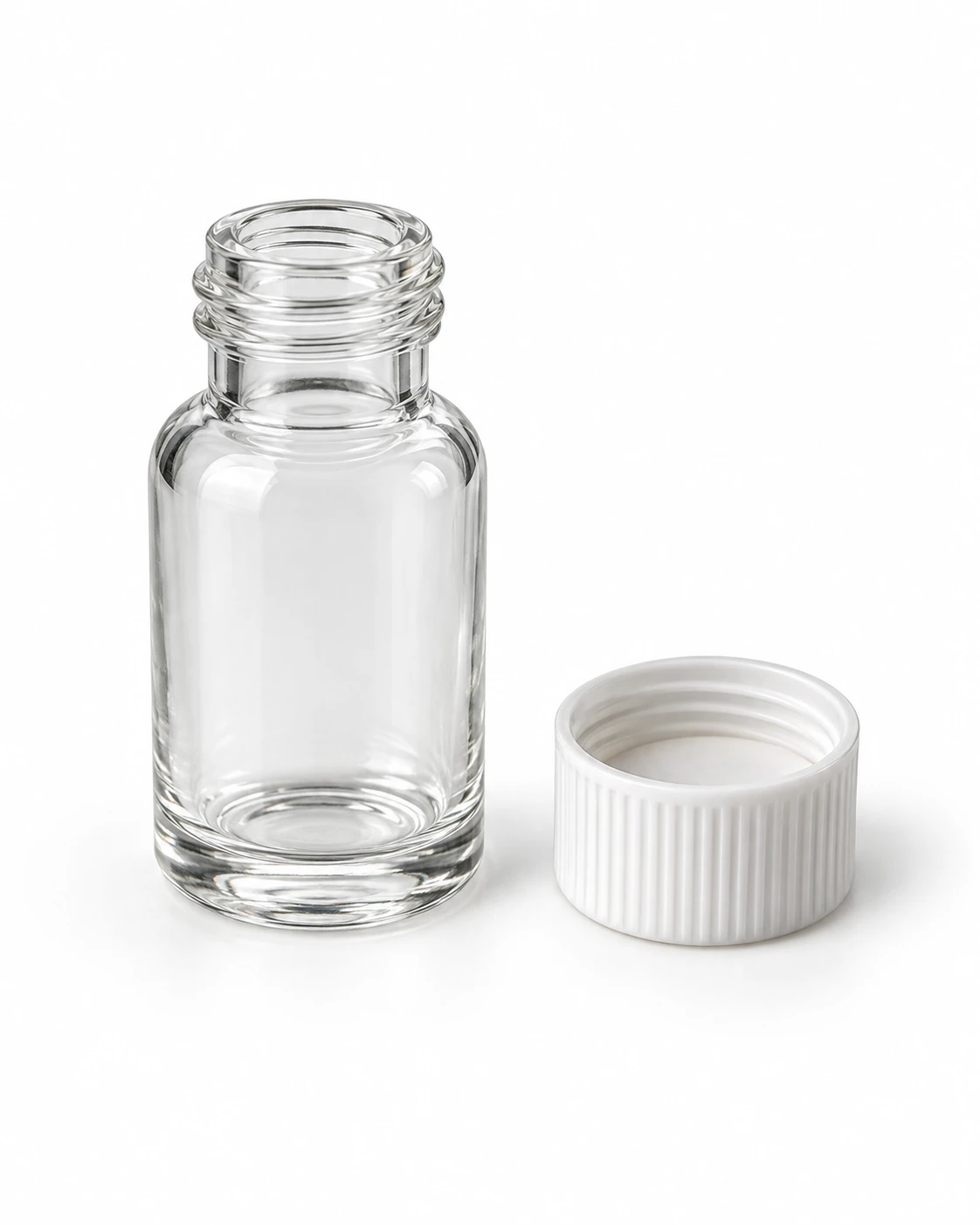 Frasco de vidro para amostras
